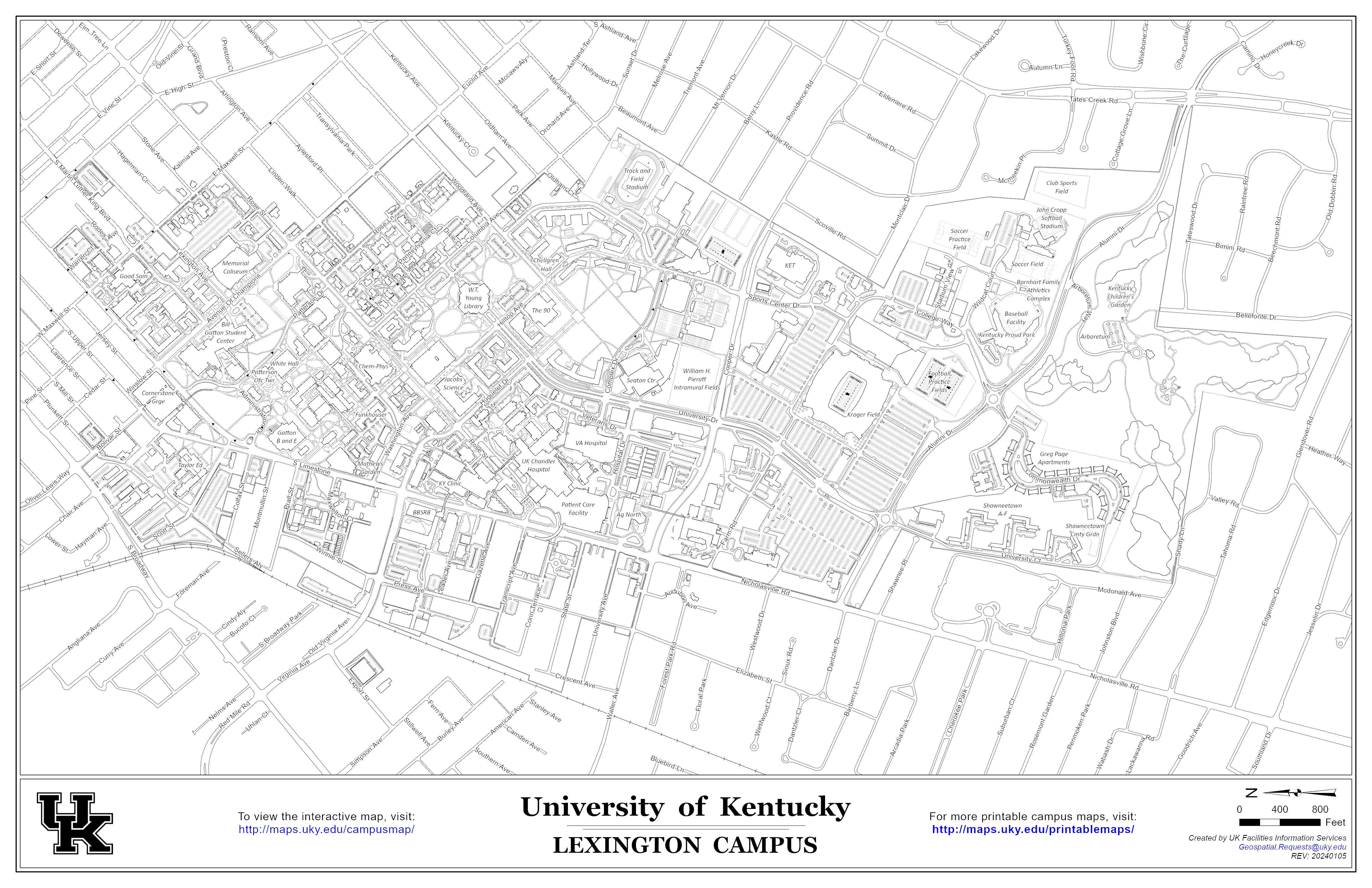 34 University Of Kentucky Parking Map Maps Database Source