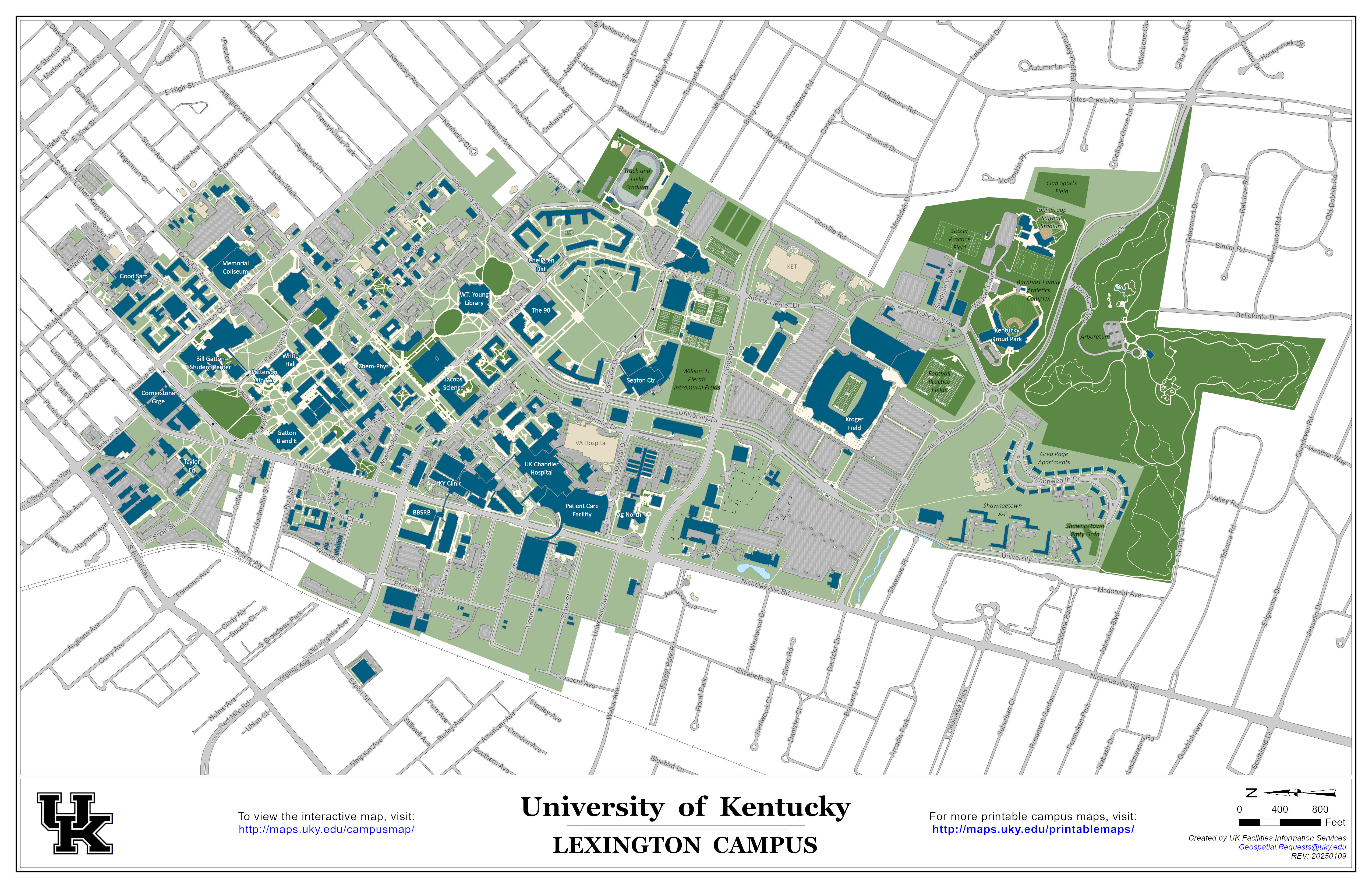 University Of Ky Map University Of Kentucky - University Of Kentucky :: Directions